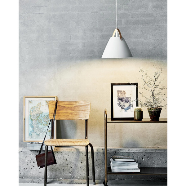 Подвесной светильник, люстра Nordlux 84333001 Strap E27 1x40W IP20 белый - фото №1