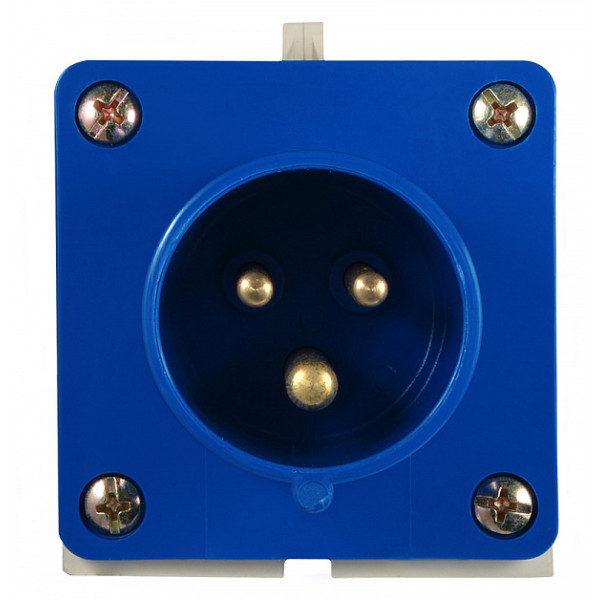 Накладная вилка Аско-Укрем ВС 2Р+РЕ 16А/3 (513) (A0080060001) - фото №3