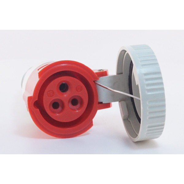 Силовий роз'єм на кабель WALTHER WL319309 (2P+E) 16А 400V IP67 - фото №6