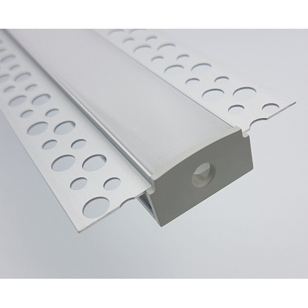 LED-профиль врезной под штукатурку, 3 метра (ЛПШ28_3)