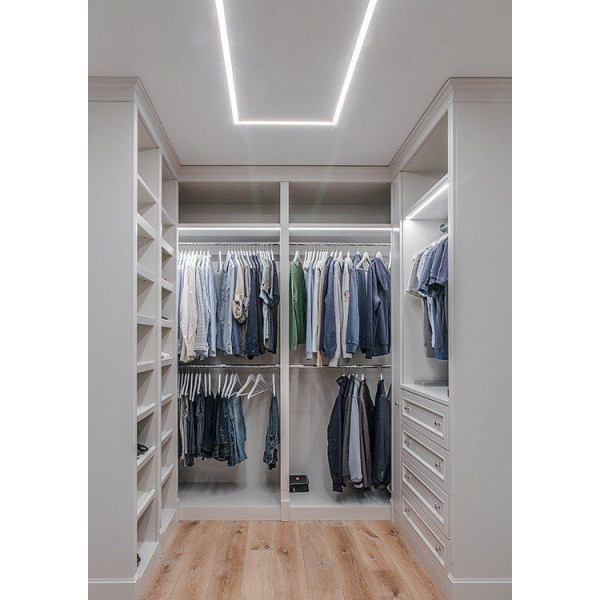 LED-профиль врезной под штукатурку, 3 метра (ЛПШ28_3) - фото №9