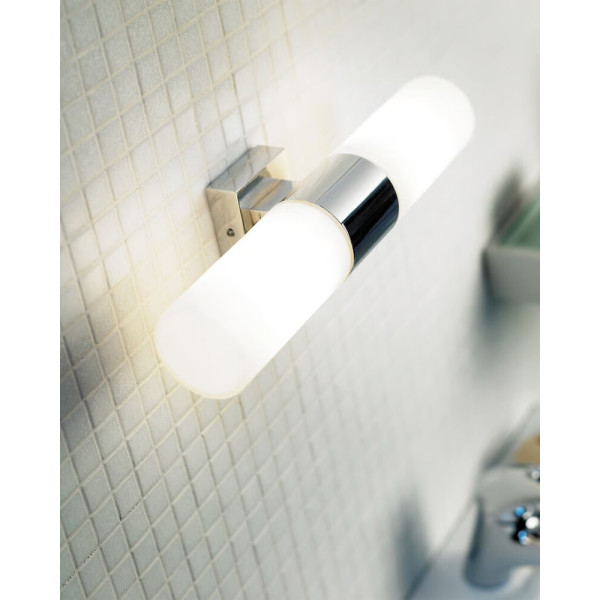 Бра для ванной, светильник Nordlux 17141029 Tangens Double E14 2x25W IP44 хром - фото №1