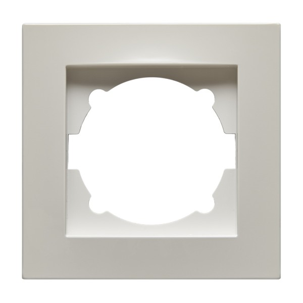 Рамка ELBI VEGA белая 1-на (510-010200-271) - фото №3