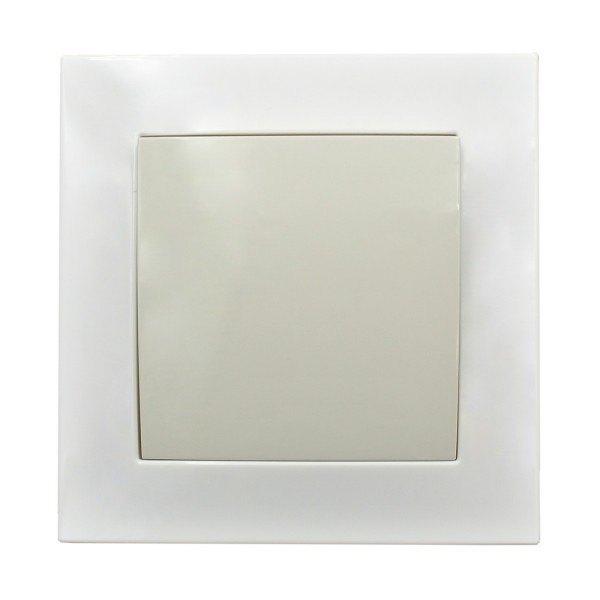 Рамка ELBI VEGA белая 1-на (510-010200-271) - фото №5