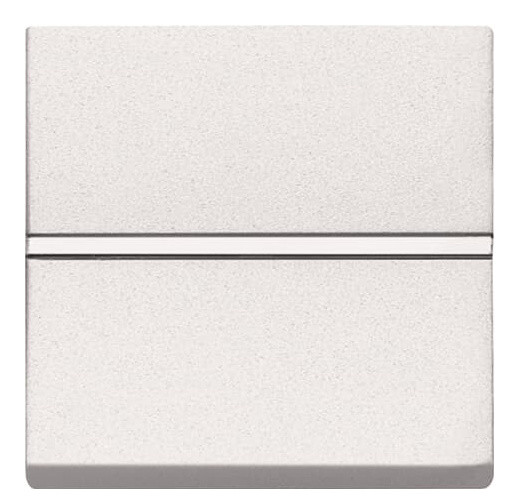 Однокнопочный выключатель ABB Zenit 2CLA220100N1101 N2201 BL (белый)