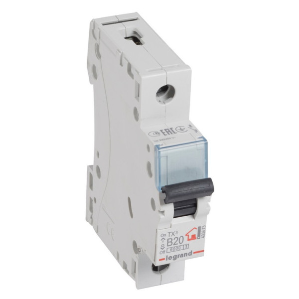 Автоматичний вимикач Legrand B 20A 1П 6kA