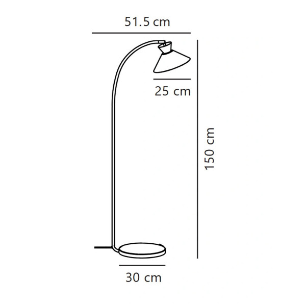 Торшер Nordlux 2213394003 Dial E27 1x10W IP20 чорний - фото №4