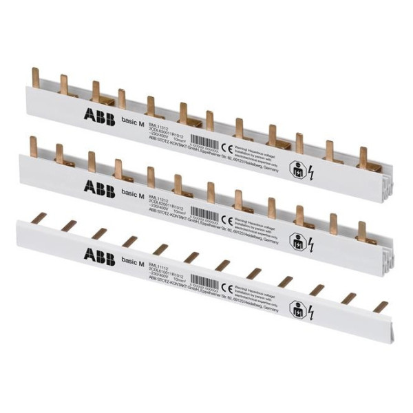 Трехполюсная шина соединительная ABB BML11312 2CDL630011R1012 12М - фото №1