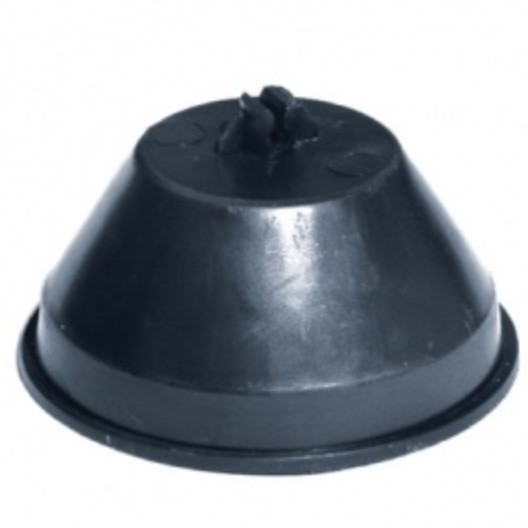 Круглий пластиковий тримач струмопровідного прута DKC ND2110 Ø10мм (з бетоном Ø136х65мм вагою 11 кг)