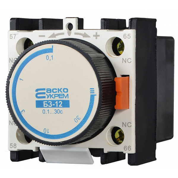 Приставка витримки на вимкнення Аско-Укрем БЗ-12 LA3-DR2 для серій ПМ1...ПМ4 та КМ (A0040050002) - фото №1