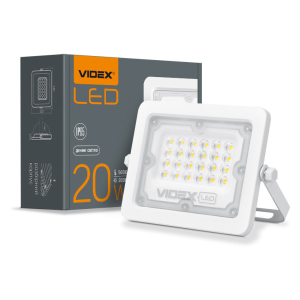 LED прожектор Videx F2e 20Вт 5000K (VL-F2e-205W) - фото №2