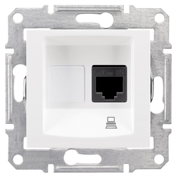 Комп'ютерна розетка Schneider Electric Sedna SDN4900121 (біла)