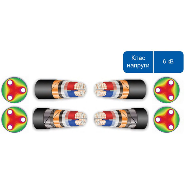 З’єднувальна муфта Sicame J3TH 6 120-240 CM 6кВ (560530) - фото №1