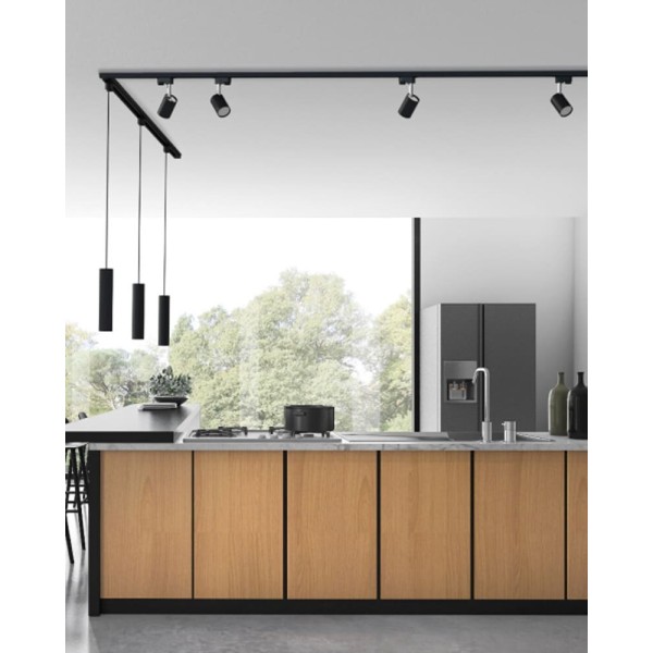 Трековий світильник Nowodvorski 9322 Profile Eye Spot GU10 1x10W IP20 чорний - фото №1