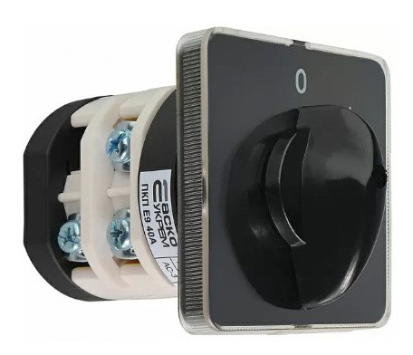 Пакетный переключатель Аско-Укрем ПКП Е9 2.823 A0110010019 (1-0 3 полюса)