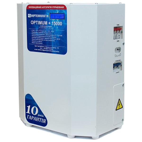 Стабилизатор напряжения Укртехнология Optimum НСН-15000 (80А) - фото №1