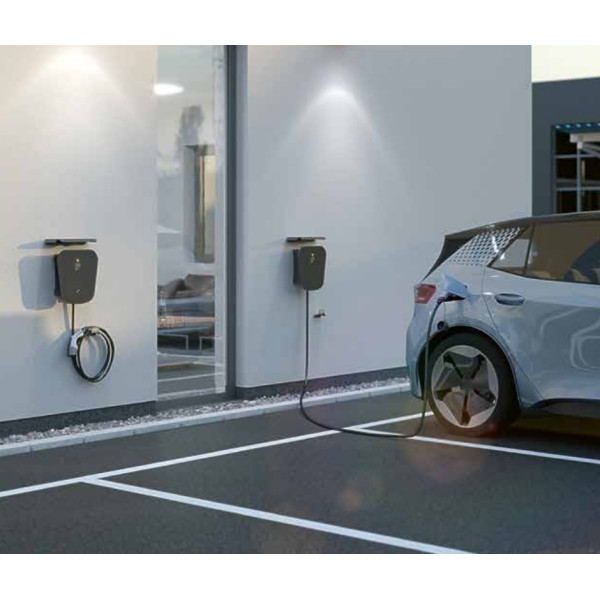 Зарядна станція OBO Bettermann Ion Basic 22 кВт Mode 3 Type 2 кабель 5м - фото №2