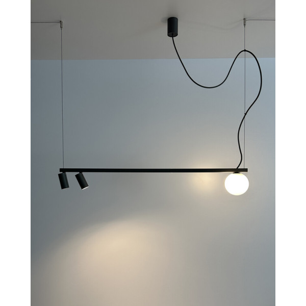 Подвесной светильник, люстра Nowodvorski 11471 Fourty III GU10+G9 3x10W IP20 темно-серый - фото №1