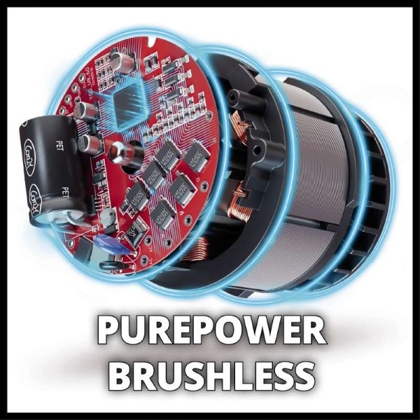 Ударный аккумуляторный шуруповерт Einhell X-Change 18В 80 Нм с LED подсветкой (4514305) - фото №1