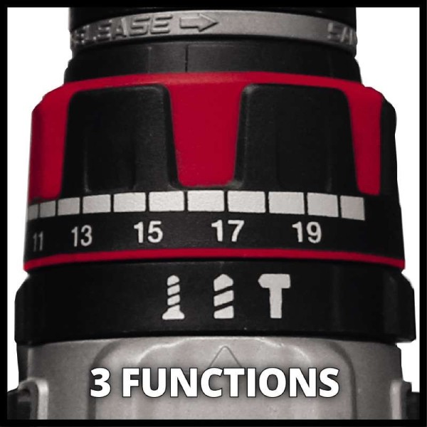 Ударный аккумуляторный шуруповерт Einhell X-Change 18В 80 Нм с LED подсветкой (4514305) - фото №2