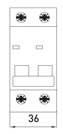 Модульный автоматический выключатель E.Next e.mcb.stand.60.2.C6 2р 6А C (s002115) - фото №5