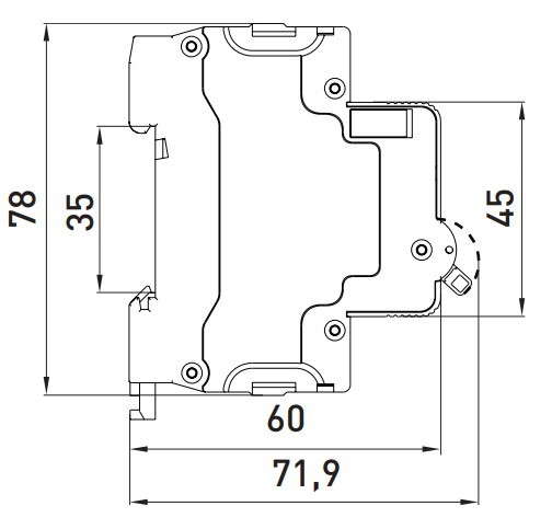 Модульный автоматический выключатель E.Next e.mcb.stand.60.2.C6 2р 6А C (s002115) - фото №6