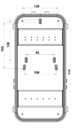 Ящик розподільчий NIK DOT 1 IP54 - фото №13