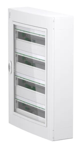 Навесной щит Schneider Electric PrismaSeT XS LVSXR424 4 ряда 96М прозрачные двери - фото №2
