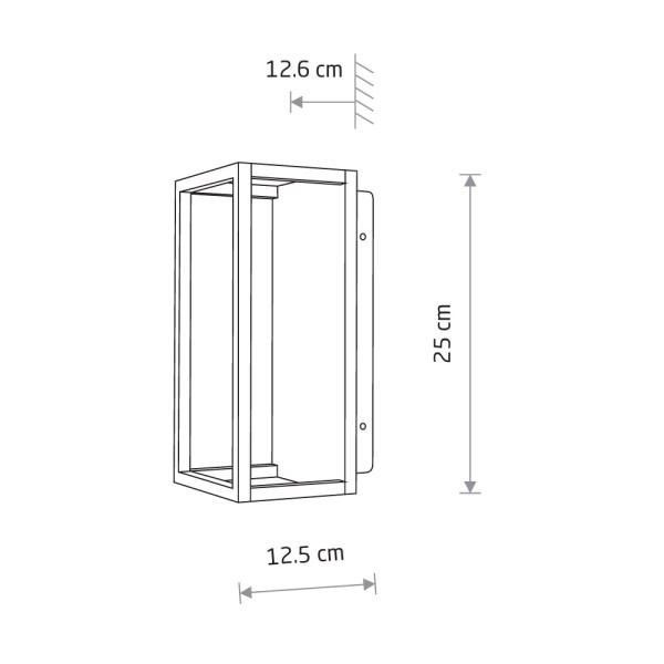 Вуличний світильник Nowodvorski 8176 Symmetry LED 1x7W 3000K 210Lm IP54 графітовий - фото №2