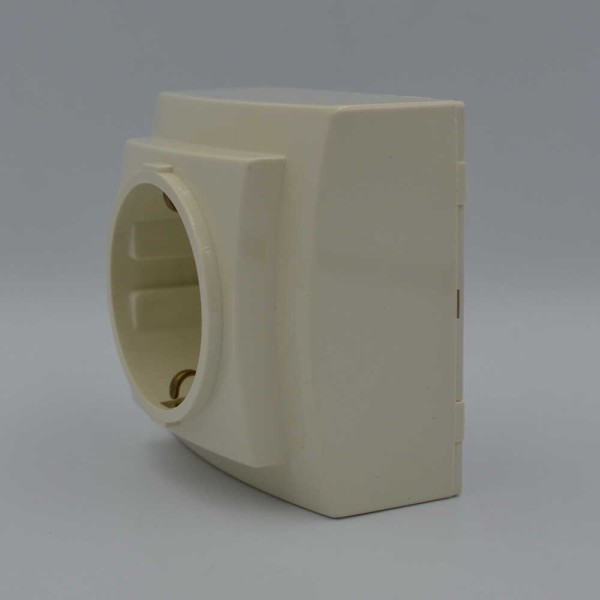 Розетка Nilson Themis кремова 1-на з заземленням ( 26121017 ) - фото №2