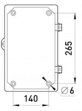 Шафа під лічильник e.plbox.400.500.175.3f.6m.tr E.Next - фото №1