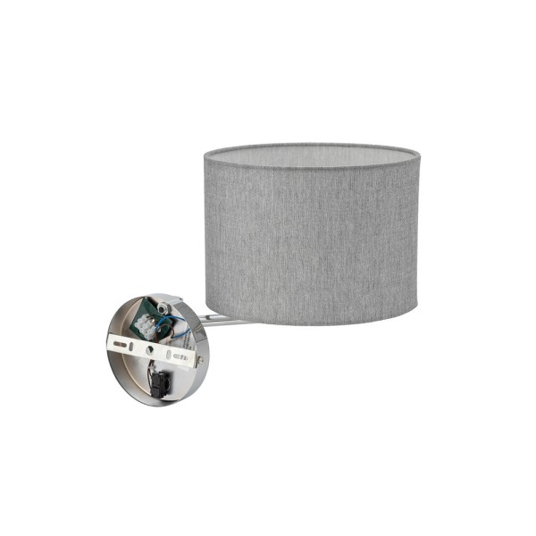 Бра, настенный светильник Nowodvorski 11788 Hotel Mood E14 1x10W IP20 серый - фото №2