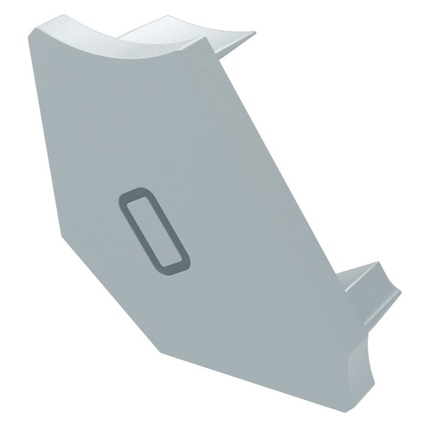 Заглушка Lumines для типа Н с размеченным отверстием правая белый