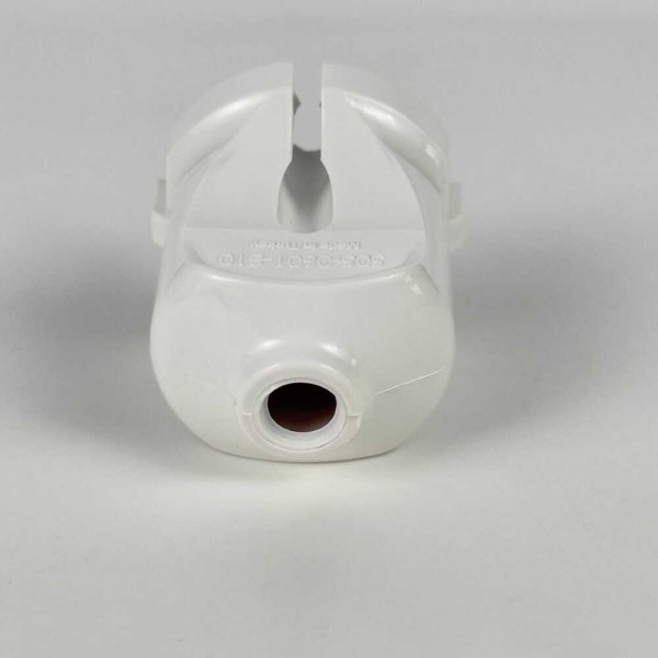 Вилка штепсельна EL-BI без заземлення біло-червона (505-000601-810) - фото №6