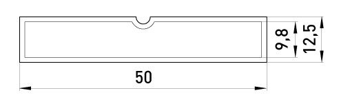 З'єднувальна кабельна гільза E.Next e.tube.stand.gty.50 луджена мідна (s041009) - фото №1