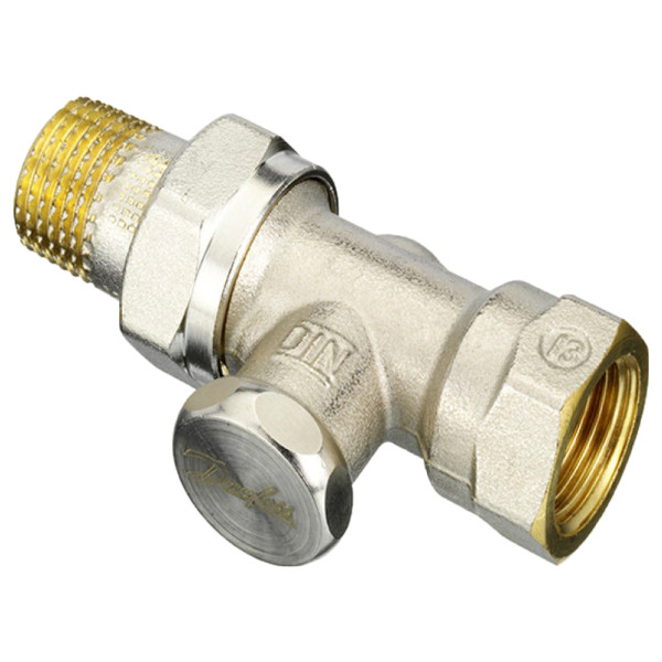 Прямий запірний клапан Danfoss 003L0124 RLV-S (вхід 1/2'' вихід 1/2'')