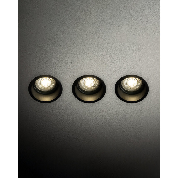 Точечный светильник Nowodvorski 10794 Cup GU10 3x10W IP20 черный - фото №2