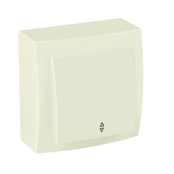 Выключатель Nilson Themis кремовый 1кл проходной ( 26121007 )