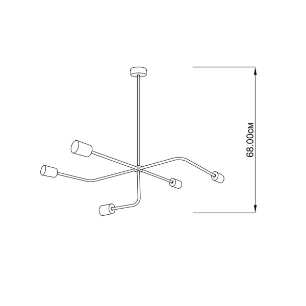 Люстра подвесная Imperium Light 101568.05.12 Pipeline - фото №3