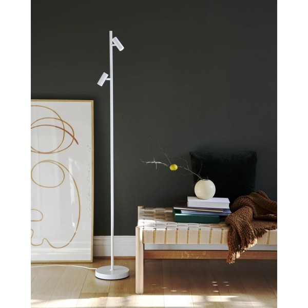 Торшер Nordlux 2112254001 Omari LED 2x6.4W IP20 белый - фото №1