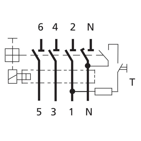 ПЗВ ETI 002062145 EFI-4 80/0.03 тип AC (10kA) - фото №1