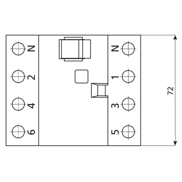 ПЗВ ETI 002062145 EFI-4 80/0.03 тип AC (10kA) - фото №2