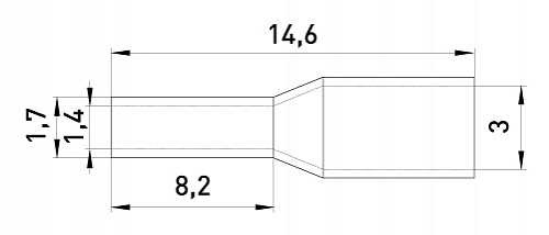 Втулочный наконечник E.Next e.terminal.stand.e1008.yellow 1 кв.мм желтый (s3036016) - фото №1