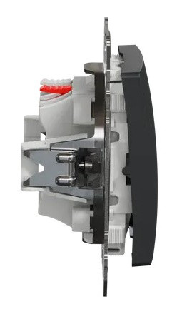 Кнопковий перемикач Schneider Electric Sedna Design & Elements чорний SDD114116 - фото №2