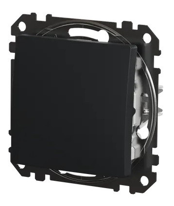Кнопковий перемикач Schneider Electric Sedna Design & Elements чорний SDD114116 - фото №4