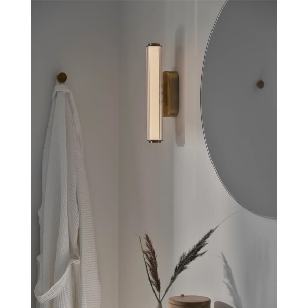 Бра для ванної, світильник Nordlux 2610221035 Virelle LED 1x8W 3000K-4000K 760Lm IP44 латунний - фото №1