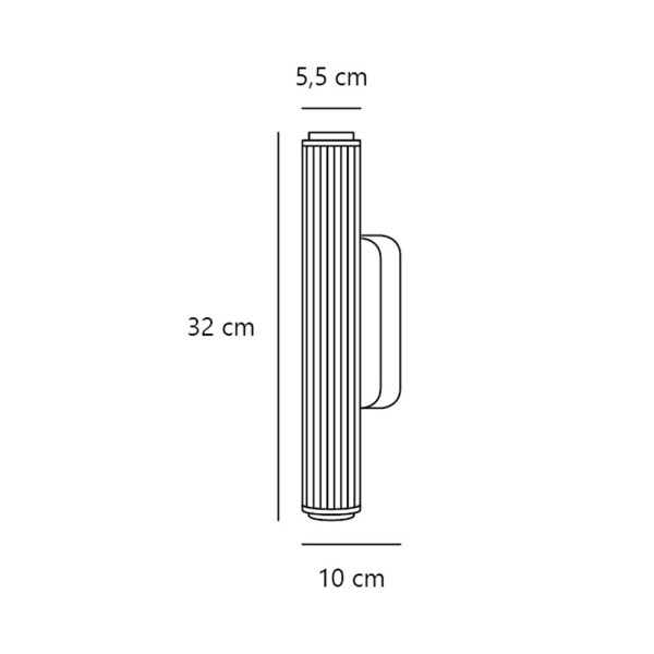 Бра для ванної, світильник Nordlux 2610221035 Virelle LED 1x8W 3000K-4000K 760Lm IP44 латунний - фото №3
