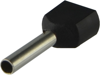 Наконечник Аско-Укрем ТЕ 1,5-12 изолированный черный 100шт (A0060120007)