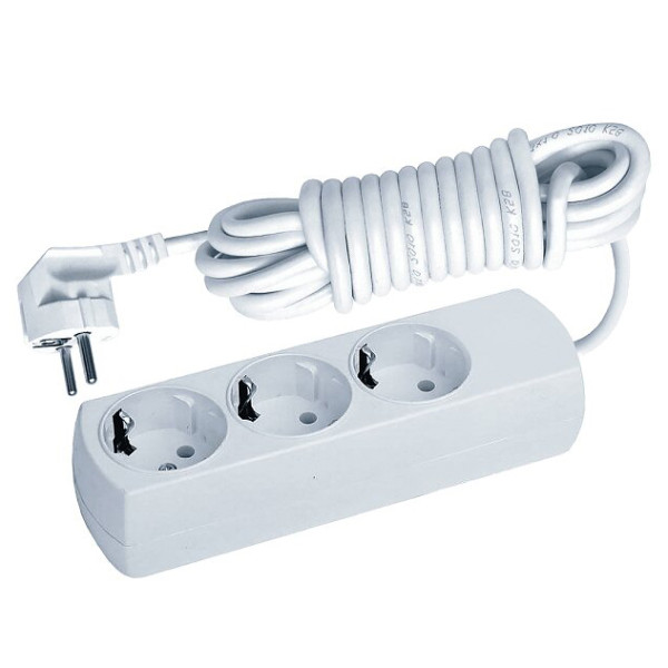 Удлинитель Sokol на 3 гнезда с заземлением 5м (7.5.1.92850)