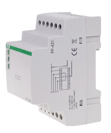 Автоматичний перемикач фаз F&F PF-431i 3х400В+N 16А (160А/20 мс) - фото №1